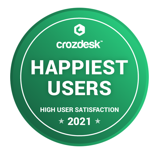 Happiest User By Crozdesk 2021